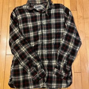 Schott Flannel Shirt Sz M
